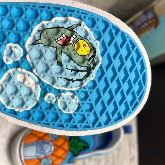 Vans SpongeBob slip-on Velcro Toddler sneakers - Picture 11 of 17